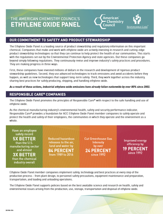 Ethylene Oxide Product Stewardship 